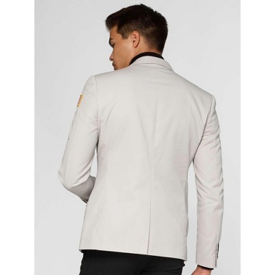 OppoSuits Deluxe Men's Blazer - NASA USA Astronaut Style Jacket - Off - White - Size 42 — фото 2