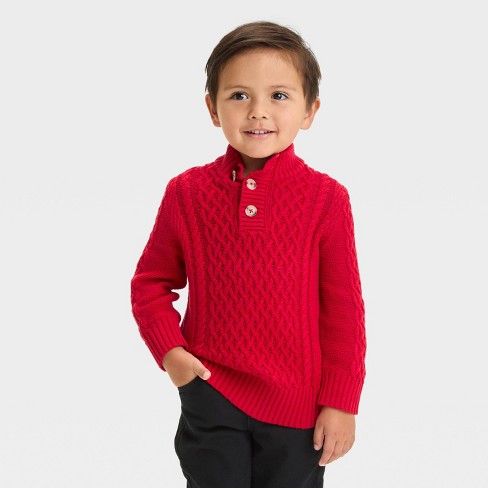 Toddler Boys' Mockneck Pullover Sweater - Cat & Jack™ - image 1 of 3