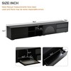 100 TV Stand with Fluted Glass Door, Media Console with Sliding Door & Drawers, LED Lighted Entertainment Center" - 3 of 3