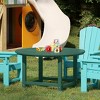 WestinTrends Malibu Kids Outdoor Patio Furniture HDPE 38" Wide Round Dining Table - 2 of 4