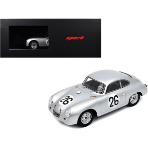 Porsche 356 #26 "Porsche KG" "24 Hours of Le Mans" (1956) with Display Case 1/18 Model Car by Spark - 1 of 3