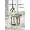 Lockthorne End Table Black/Gray - Signature Design by Ashley: Square Accent Table, Mango Wood Legs - 2 of 4