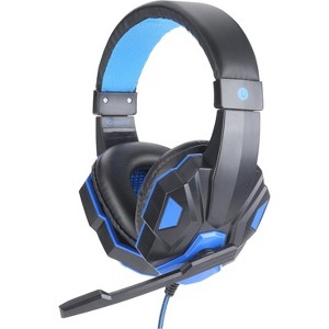 IQ Sound IQ-460G Gaming Headphones with Hi-Fi Speakers Adjustable Soft Head Pad Foam Ear Cups - 1 of 4