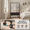 Multifunctional Freestanding Coat Rack with Storage Baskets & Wheels, Metal Garment Organizer with Shoe Rack, Space-Saving Entryway & Bedroom Storag - 4 of 4