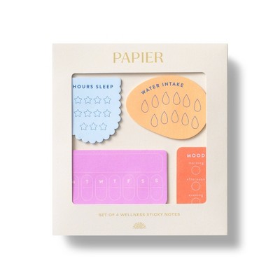 PAPIER 4pk Sticky Notes