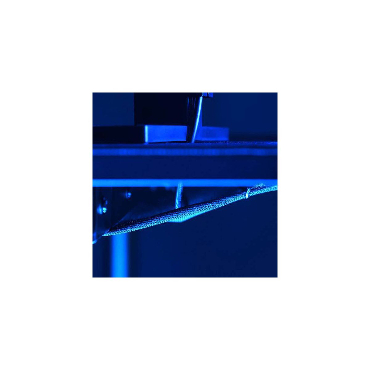 Arozzi Special Edition Ultrawide Curved Gaming and Office Desk and Washable Mouse Pad and 3 Custom Monitor Mount Cut Outs with Cable Management - thumbnail 7