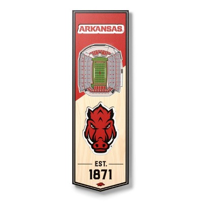 NCAA Arkansas Razorbacks 6"x19" Stadium Banner