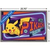 Trends International Pokémon - Neon Pikachu Framed Wall Poster Prints - 3 of 4