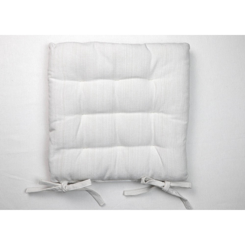 Photos - Pillow Solid Chair Pad Cream - Threshold™