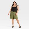 Women's Mid-Rise Twill Skater Jort - Wild Fable™ - 3 of 3