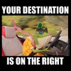 Women's Sing 2 Miss Crawly Your Destination is on the Right T-Shirt - 2 of 4