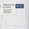 Ben Kaufman Velour Bathrobes - 100% Cotton Shawl Collar Spa Robes - Waffle Style - Plain, Pack of 1 - 3 of 4