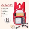 Transparent mini backpack,suitable for little boys and girls,transparent backpack suitable for concerts,festivals,sports events - 3 of 4