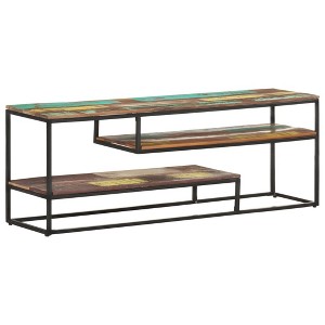 vidaXL TV Stand 51.2"x11.8"x17.7" Solid Wood Reclaimed - 1 of 4