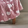 My Heart Star Micro Plush All Season Throw 50" X 60" Multicolor by Plazatex - 2 of 3