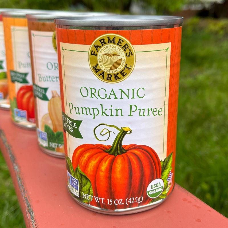 Farmer&#39;s Market Foods Organic Canned Pumpkin Puree - 15oz, 3 of 4