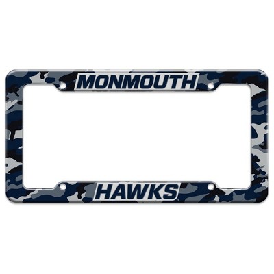 Monmouth University Hawks Camo License Plate Tag Frame