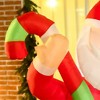 SEVOBAL Decorative Holiday Scene Props Santa Claus Christmas Outdoor Inflatable Decor for Home Display, Red, 7.87"*7.87"*7.87" - 2 of 4