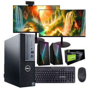 Refurbished Dell Precision 3431 Desktop Computer-Intel i5-NVIDIA Quadro P620-32GB RAM-500GB+1TB SSD-Speaker-Webcam-Win 11 Pro-Manufacturer Refurbished - 1 of 4