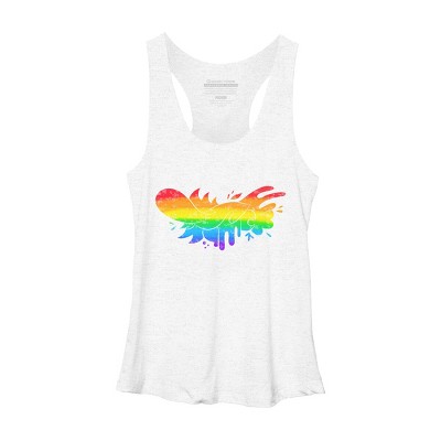 Adult Design By Humans Pride Rainbow Doodle By Maricalvente Racerback Tank Top