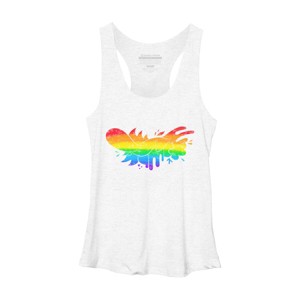 Adult Design By Humans Pride Rainbow Doodle By Maricalvente Racerback Tank Top - 1 of 2