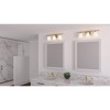 Quoizel Lighting Brindley 3 - Light Vanity in  Aged Brass - 4 of 4