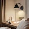 DORESshop 8.1 in. Modern Wall Sconces Lighting Fixtures, Indoor Wall Mount Swing Arm Lamp for Bedroom, Bedside (2-Pack) - 3 of 4