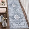 Washable Vintage Area Rug for Living Room, Non-Slip Non-Shedding Carpet, Low Pile Foldable Soft Accent Rug, Indoor Floor Mat for Bedroom, Dining Room - 2 of 4