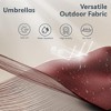 10x20 Pop Up Canopy Tent with 6 Removable Sidewalls, Waterproof Commercial Canopy Outdoor Gazebo Garden Tents for Parties with Sandbags - 4 of 4
