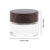 Unique Bargains Transparent Cream Glass Bottle for Bathroom 1 Pc - 4 of 4