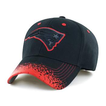 NFL New England Patriots Black Spray Hat