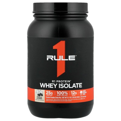 Rule One Proteins R1 Protein Powder Drink Mix, Cookies & Creme, 1.98 lb (900 g)