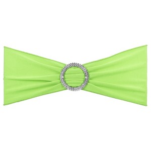 Unique Bargains Polyester Wedding Decoration Stretch Chair Sashes Bows 10 Pcs - 1 of 4