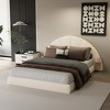 Christopher Knight Home Elena Modern Boucle Upholstered Arched Bed with Build-In Shelves - 2 of 4
