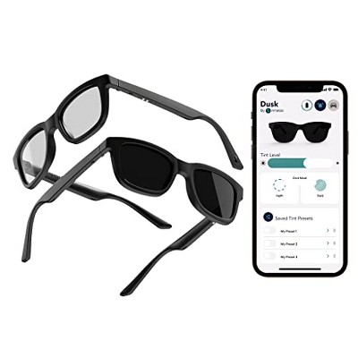 Dusk Smart Sunglasses, Ampere Dswlobk Dusk Lite App-enabled Tint ...