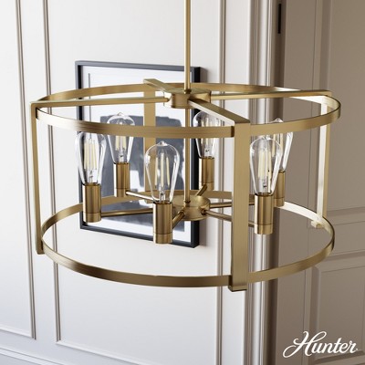 Astwood Alturas Gold 26" 6-Light Drum Chandelier