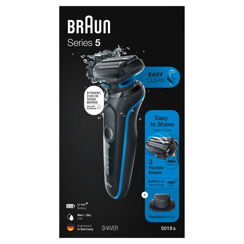 Braun Series 5-5018s Men's Rechargeable Wet & Dry Electric Foil Shaver - image 1 of 4