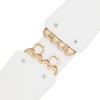 INSPIRE CHIC Women's Fashion Rhinestone Wide Elastic Thick Stretch Belts 1 Pc - 3 of 4