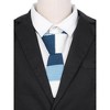 INSPIRE CHIC Men's Knitted Striped Skinny Neckties - 4 of 4