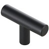 Elegant Lighting Quinn Matte Black T Bar Pull Multipack (set of 10) - 4 of 4