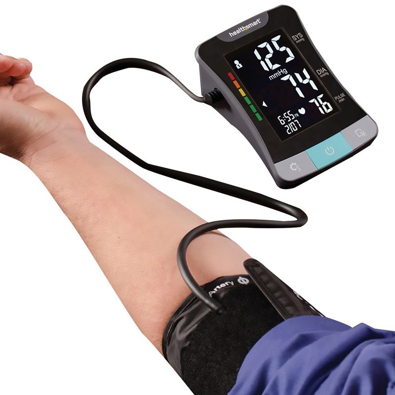 MABIS Multiple Sizes Arm Home Automatic Digital Blood Pressure Monitor 1-Tube Black 1 Each, 3 of 6