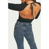 Women's RIBBED OPEN-BACK CUTOUT BODYSUIT - LUSH - 2 of 2