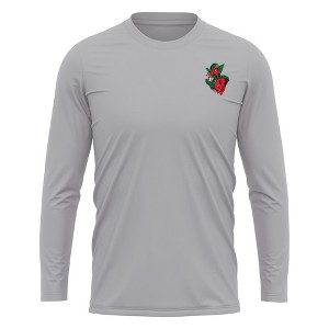 Mississippi Valley State University Adult Sport Long Sleeve Left Chest Logo, Athletic Heather - 1 of 4