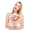 Big Dot of Happiness Funny Missed You BBQ - Backyard Summer Picnic Party Photo Booth Props Kit - 10 Piece - 2 of 4