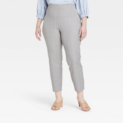 grey ankle pants ladies