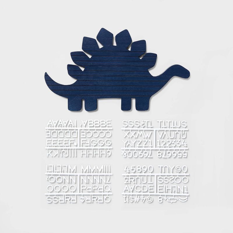 Dinosaur Kids&#39; Letter Board Blue - Pillowfort&#8482;, 4 of 12