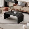 NicBex Modern 47.2" Rectangle Coffee Table with Curved Silhouette for Living Room and Bedroom - 2 of 4