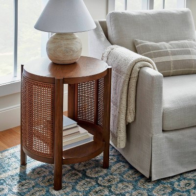 Portola Hills Rattan Side Table - Thumbnail 3