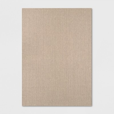 5'3"x7' Basketweave Outdoor Rug Oatmeal - Threshold™