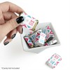 Big Dot of Happiness Chevron Gender Reveal - Mini Candy Bar Wrapper Stickers - Gender Reveal Small Favors - 40 Count - 2 of 4